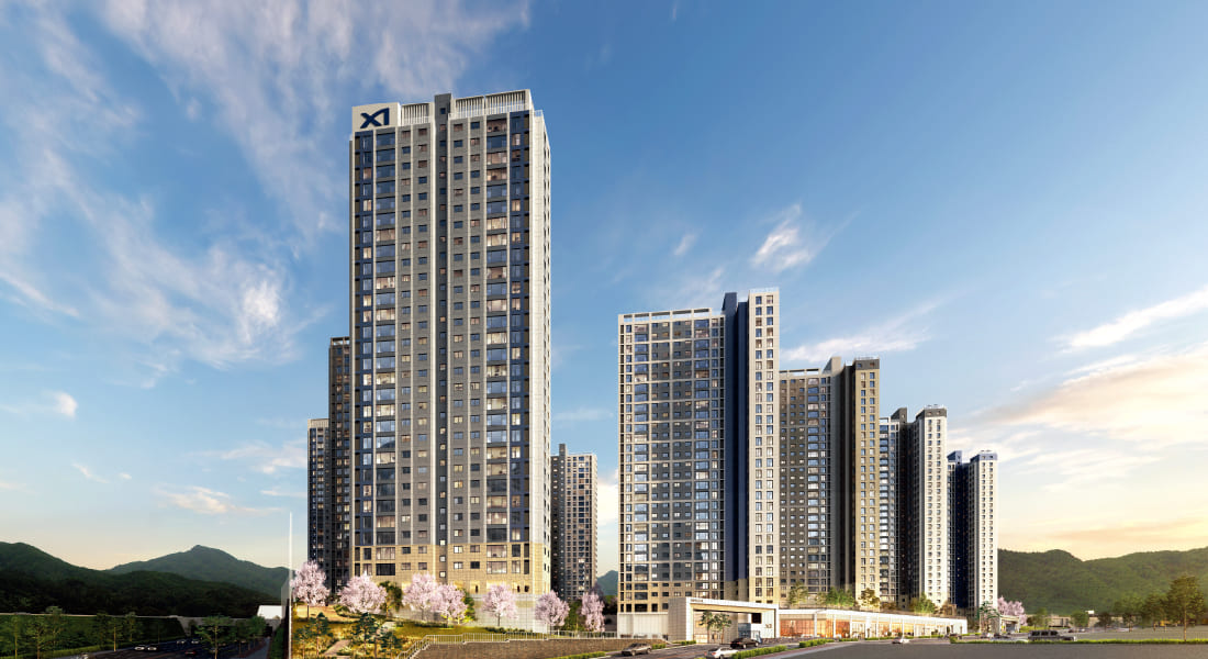 북오산자이 리버블시티 잔여세대